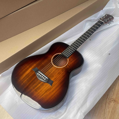 China Custom 36 Inch Solid KOA Wood Acoustic Guitar Taylr Style supplier