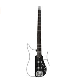 China Custom New high-quality Unique Design Patented 4 String Bass Unique Design Patented Headless Travel Electric Guitar supplier