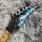 Custom Ibanez Style Jem77p Steve Vai Electric Guitar in Blue Floral Pattern supplier