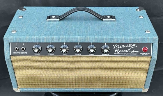 Custom Grand ′64 Princeton Reverb Tube Guitar Amp Head in Blue Color Fender Amp Clone Guitar Amplifier OEM supplier