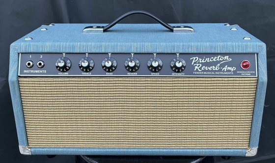 Custom Grand ′64 Princeton Reverb Tube Guitar Amp Head in Blue Color Fender Amp Clone Guitar Amplifier OEM supplier