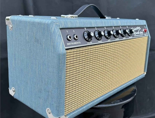 Custom Grand ′64 Princeton Reverb Tube Guitar Amp Head in Blue Color Fender Amp Clone Guitar Amplifier OEM supplier