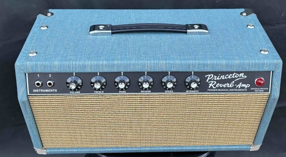 Custom Grand ′64 Princeton Reverb Tube Guitar Amp Head in Blue Color Fender Amp Clone Guitar Amplifier OEM supplier