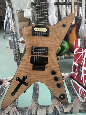 Custom Flamed Maple Top Washburn Dean Dimebag Darrell Electric Guitar Rosewood Fingerboard Irregular Shape Body Guitar supplier