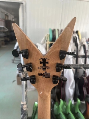 Custom Flamed Maple Top Washburn Dean Dimebag Darrell Electric Guitar Rosewood Fingerboard Irregular Shape Body Guitar supplier