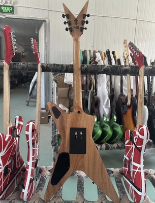 Custom Flamed Maple Top Washburn Dean Dimebag Darrell Electric Guitar Rosewood Fingerboard Irregular Shape Body Guitar supplier