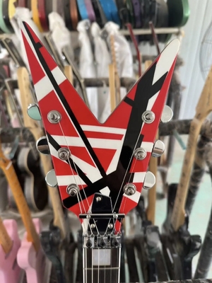 Custom Special Body Washburn Dimebag Darrell Red Black Stripes Electric Guitar High-end Electric Guitar supplier