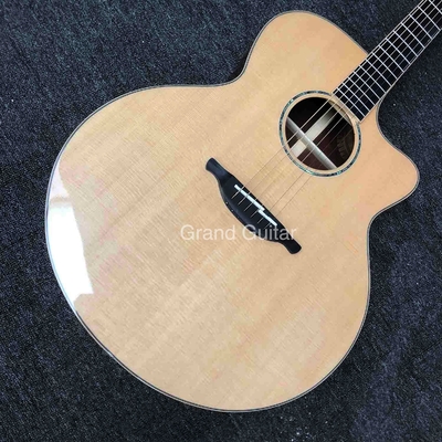 Custom Solid Cocobolo Wood Back Side Cutaway Acoustic Guitar in Natural supplier