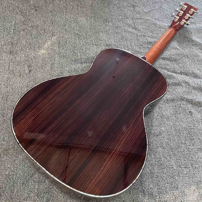 Custom Solid East Indian Rosewood Back Side OO Parlor Acoustic Guitar in Sunburst Color supplier