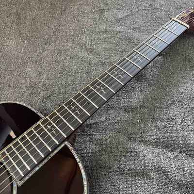 Custom Solid East Indian Rosewood Back Side OO Parlor Acoustic Guitar in Sunburst Color supplier