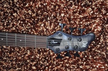 Mayones custom bass guitar 6 string electric bass guitar Neck through body Alder with flamed maple Active pickups supplier