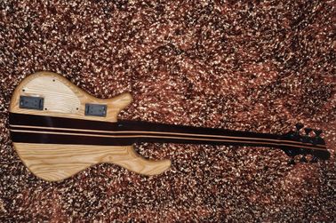 Mayones custom bass guitar 6 string electric bass guitar Neck through body Alder with flamed maple Active pickups supplier