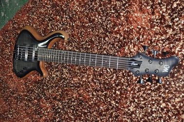 Mayones custom bass guitar 6 string electric bass guitar Neck through body Alder with flamed maple Active pickups supplier