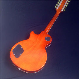 Standard LP electric guitar with gold hardware and flower inlay supplier