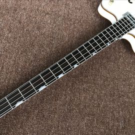 New style,China Custom Jazz white F hollow body electric guitar,Rosewood fingerboard,vibrato system supplier